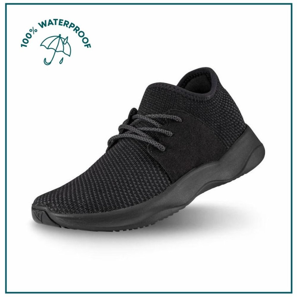 Vessi All Black Women's Everyday Sneakers NWT